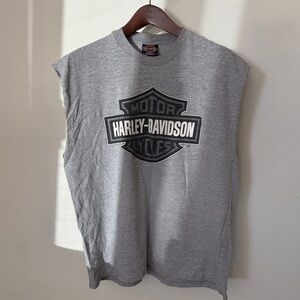 Sleeveless men’s Harley Davidson shirt